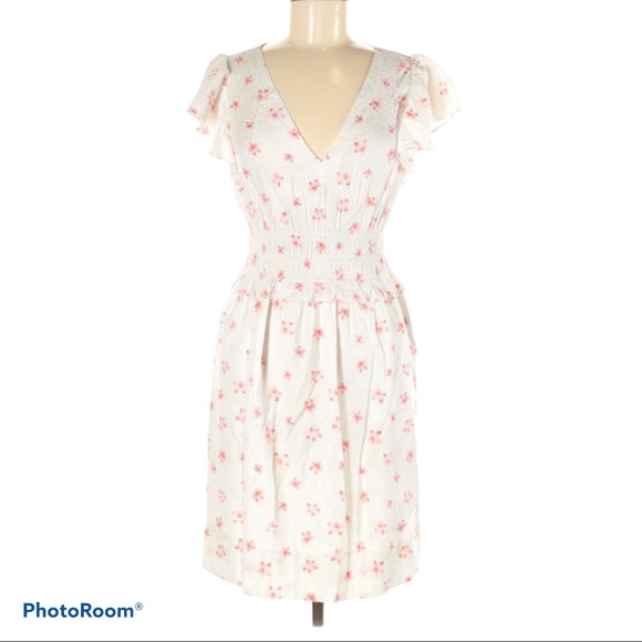 Rebecca Taylor Maui Floral Silk Blend Dress - Picture 3 of 4